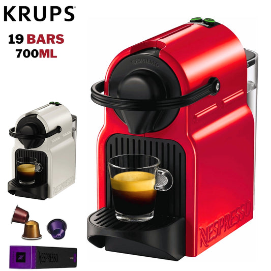 Cafetières Expresso Compacte : Nespresso, 700 mL, 1260W avec Flow-Stop Automatique